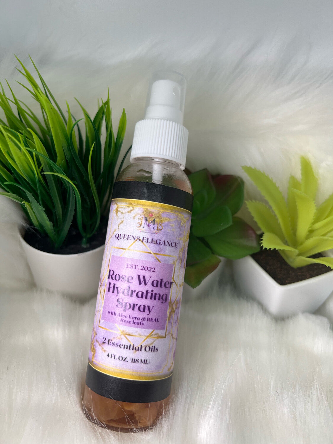 Queens Elegance Rose Water Hydrating Spray 4oz - THE JMB EXPERIENCE