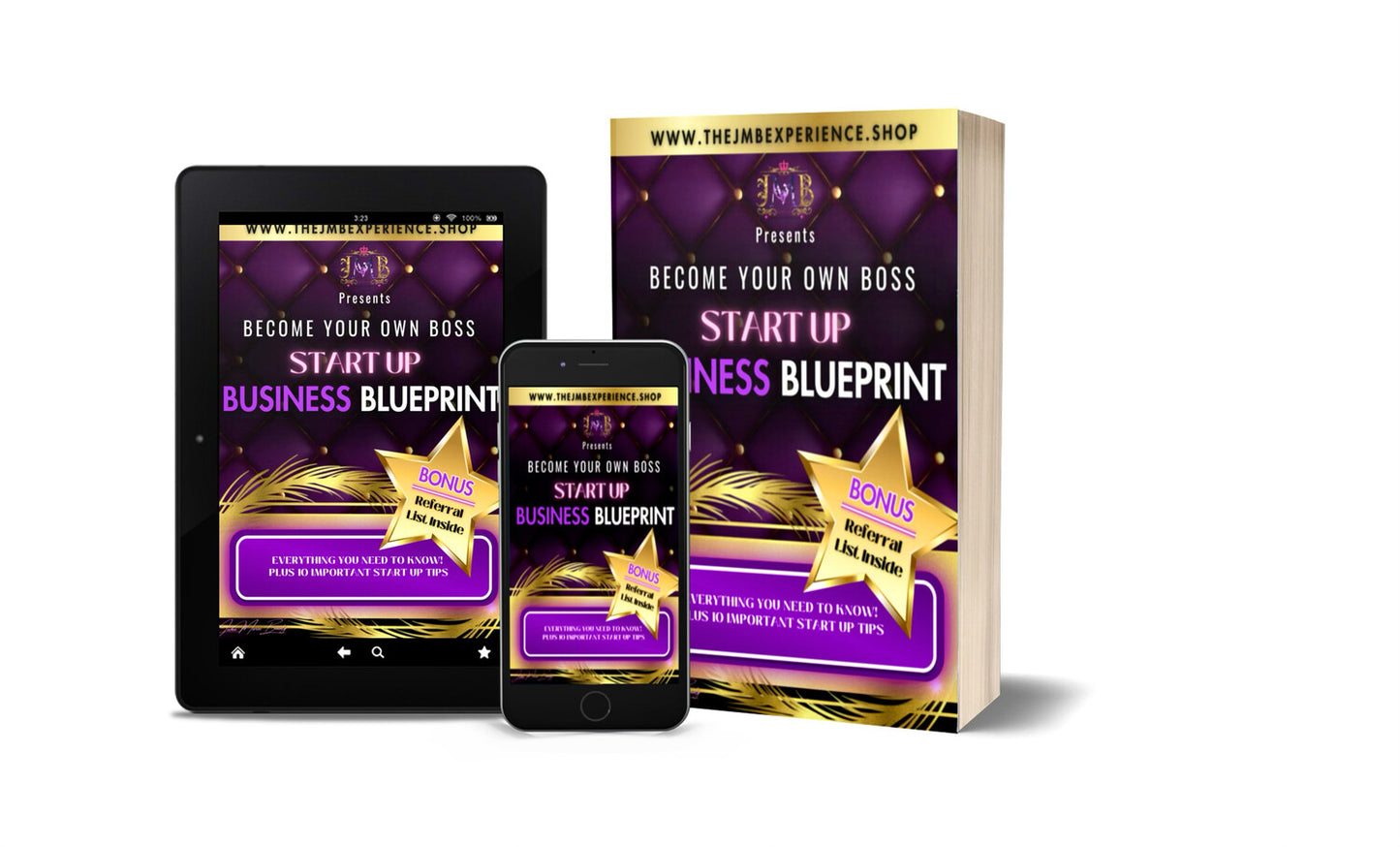 BUNDLE DEAL (Start Up Business Blueprint + The Ultimate 6 Figure Vendor List) - THE JMB EXPERIENCE