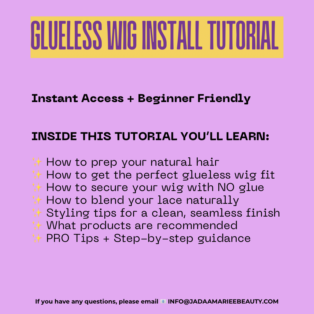 How to Install Your Glueless Wig (5-Minute Beginner Tutorial)