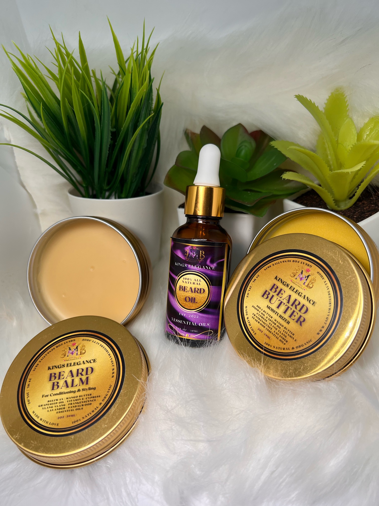 Kings Elegance Starter Beard Kit - THE JMB EXPERIENCE