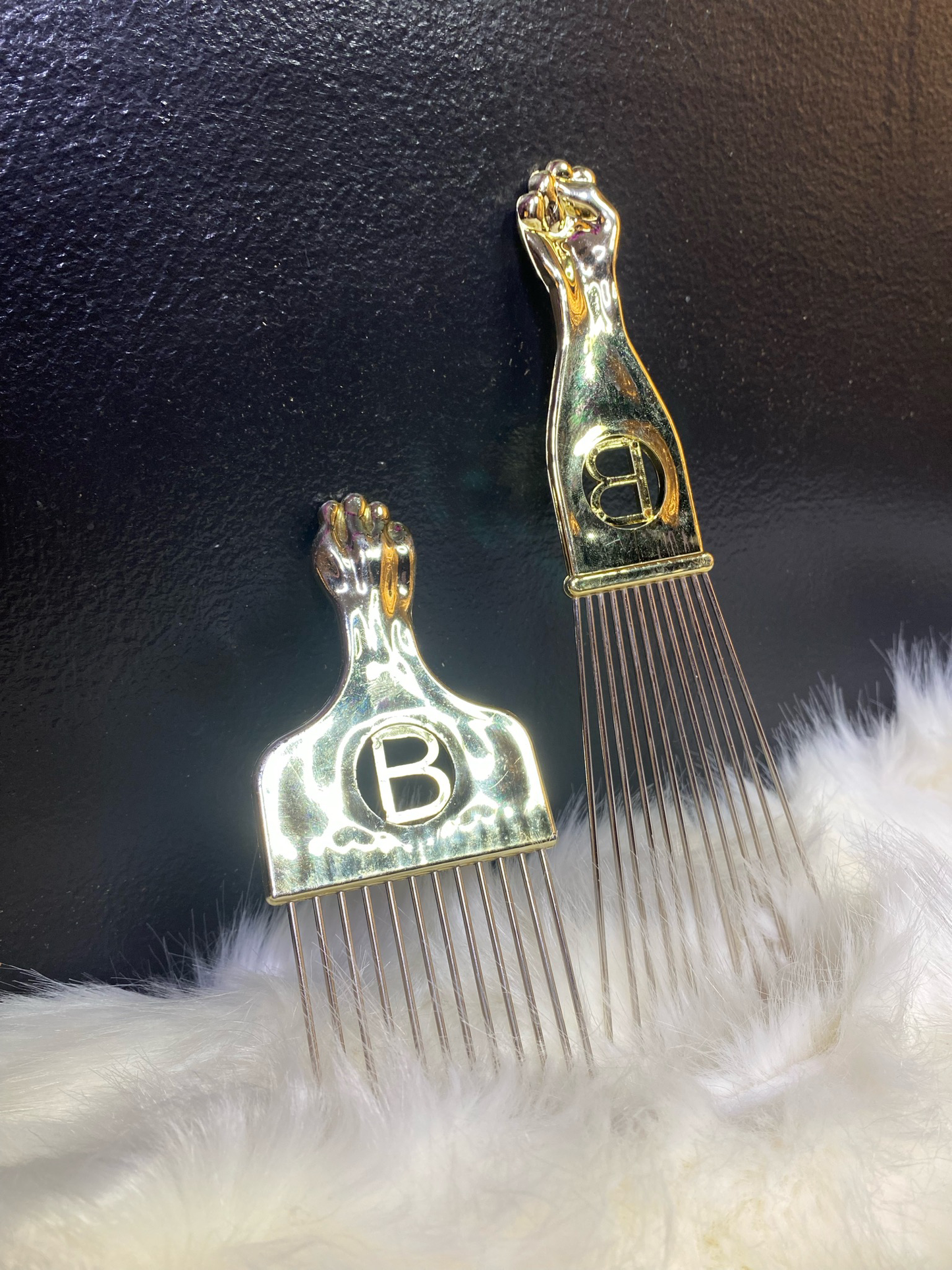 Gold Hair Pick - THE JMB EXPERIENCE