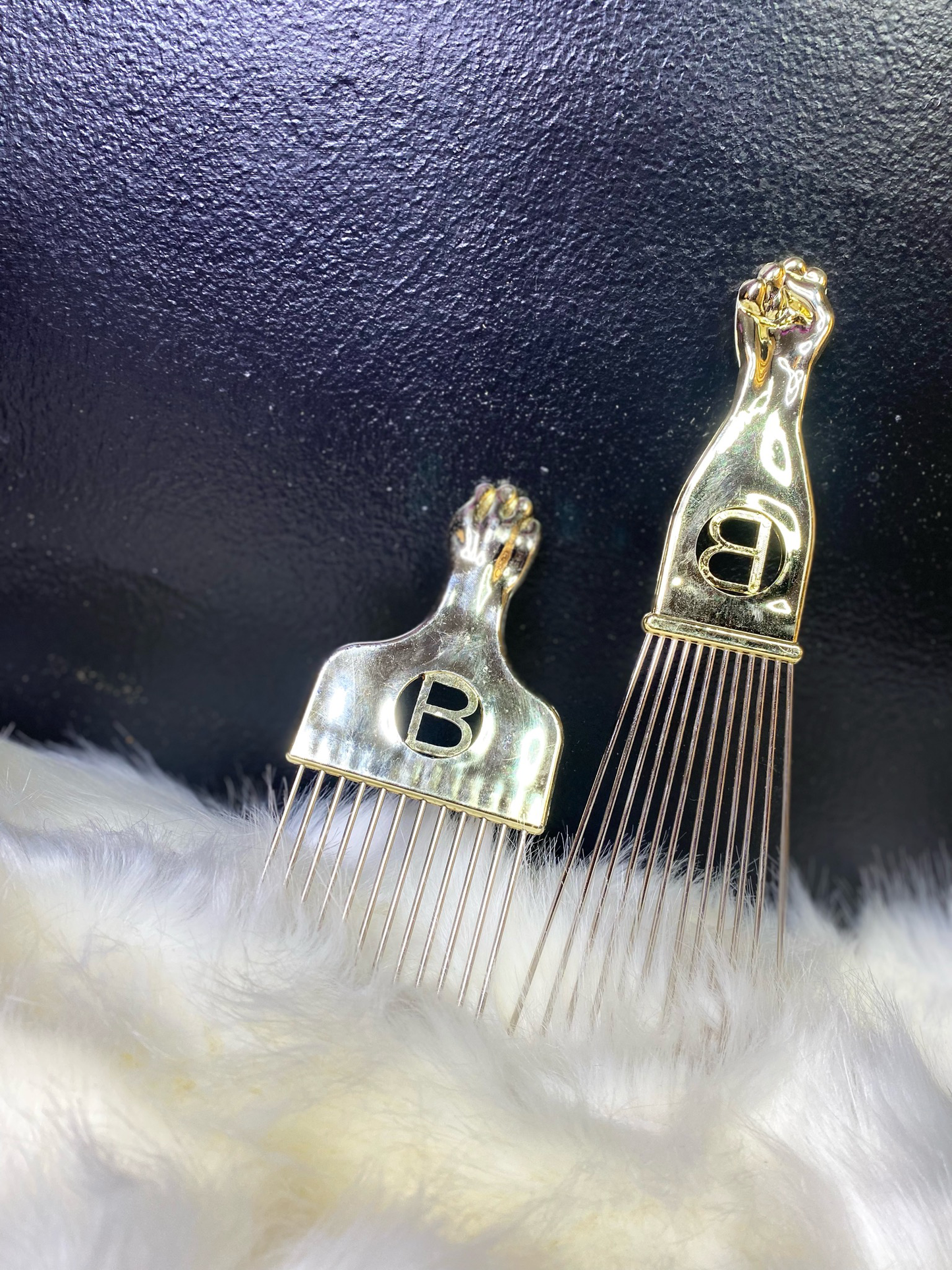 Gold Hair Pick - THE JMB EXPERIENCE