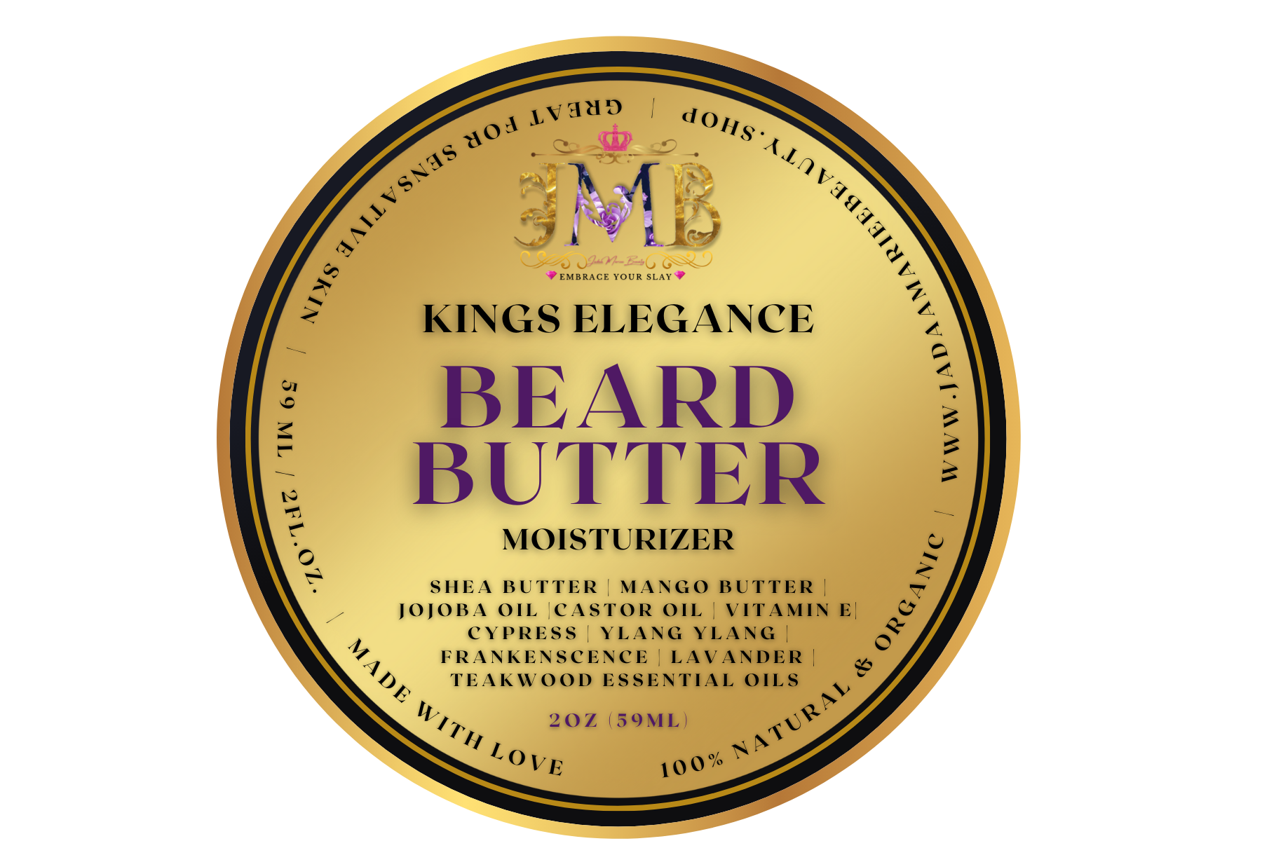 Kings Elegance Beard Butter - THE JMB EXPERIENCE