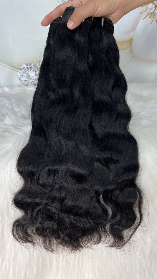 Raw Vietnamese Natural Wavy Single Bundles